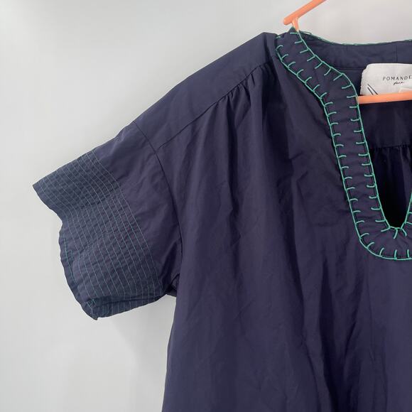 Pomander Place Navy Blue Maxi Dress - Picture 7 of 14